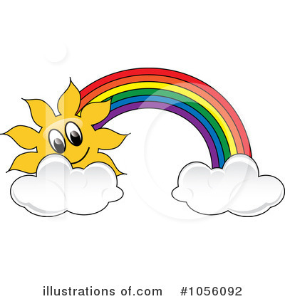 Rainbow Logo Clipart #1056092 by Pams Clipart