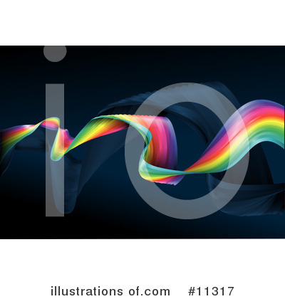 Rainbow Clipart #11317 by AtStockIllustration