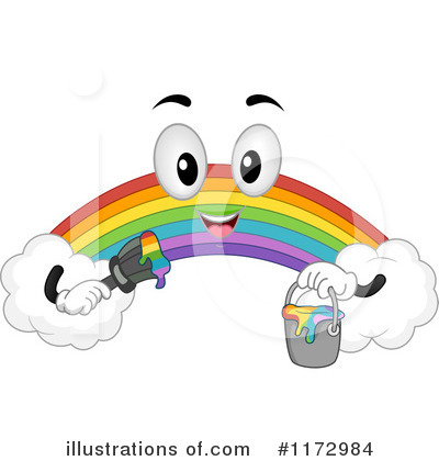Royalty-Free (RF) Rainbow Clipart Illustration by BNP Design Studio - Stock Sample #1172984