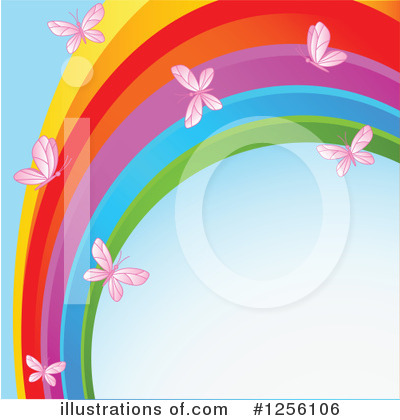 Royalty-Free (RF) Rainbow Clipart Illustration by Pushkin - Stock Sample #1256106