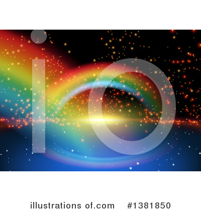 Royalty-Free (RF) Rainbow Clipart Illustration by dero - Stock Sample #1381850