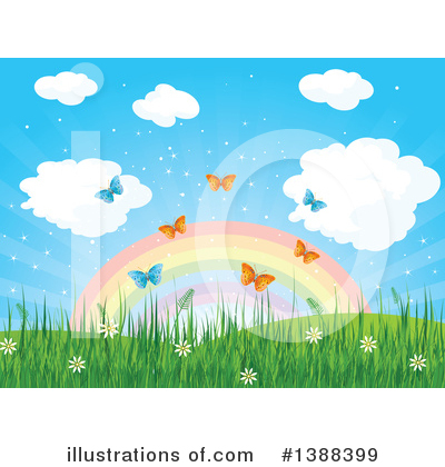 Royalty-Free (RF) Rainbow Clipart Illustration by Pushkin - Stock Sample #1388399