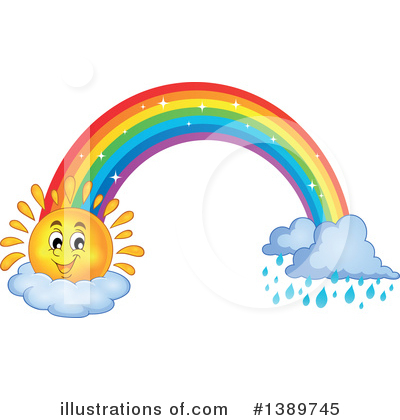 Royalty-Free (RF) Rainbow Clipart Illustration by visekart - Stock Sample #1389745