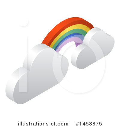 Rainbows Clipart #1458875 by AtStockIllustration
