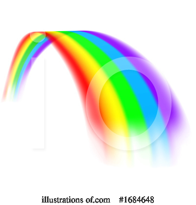Royalty-Free (RF) Rainbow Clipart Illustration by AtStockIllustration - Stock Sample #1684648