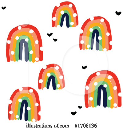 Royalty-Free (RF) Rainbow Clipart Illustration by elena - Stock Sample #1708136