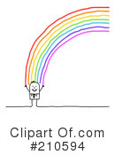 Rainbow Clipart #210594 by NL shop