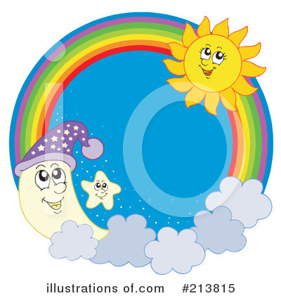Royalty-Free (RF) Rainbow Clipart Illustration by visekart - Stock Sample #213815