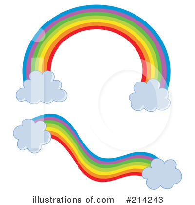 Royalty-Free (RF) Rainbow Clipart Illustration by visekart - Stock Sample #214243