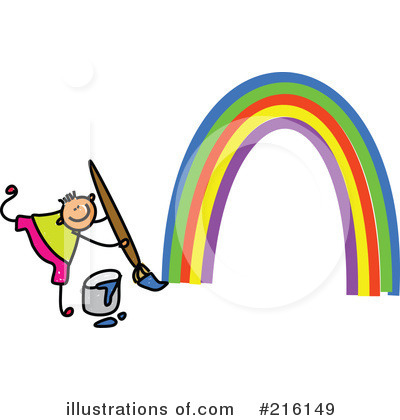 Royalty-Free (RF) Rainbow Clipart Illustration by Prawny - Stock Sample #216149