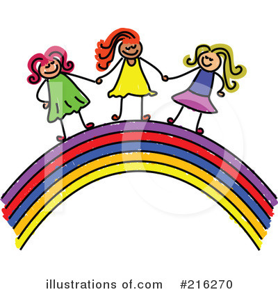 Royalty-Free (RF) Rainbow Clipart Illustration by Prawny - Stock Sample #216270