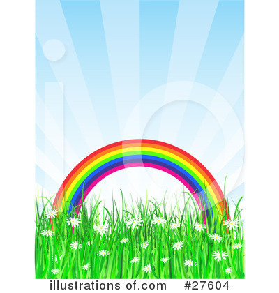 Royalty-Free (RF) Rainbow Clipart Illustration by KJ Pargeter - Stock Sample #27604