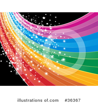 Royalty-Free (RF) Rainbow Clipart Illustration by elaineitalia - Stock Sample #36367