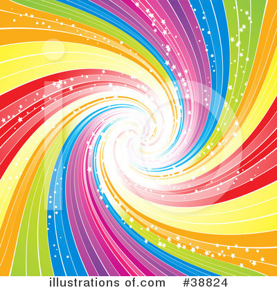 Royalty-Free (RF) Rainbow Clipart Illustration by elaineitalia - Stock Sample #38824