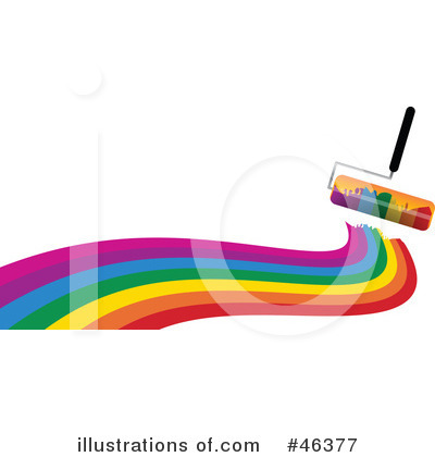 Royalty-Free (RF) Rainbow Clipart Illustration by elaineitalia - Stock Sample #46377