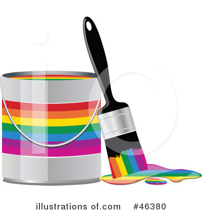 Royalty-Free (RF) Rainbow Clipart Illustration by elaineitalia - Stock Sample #46380