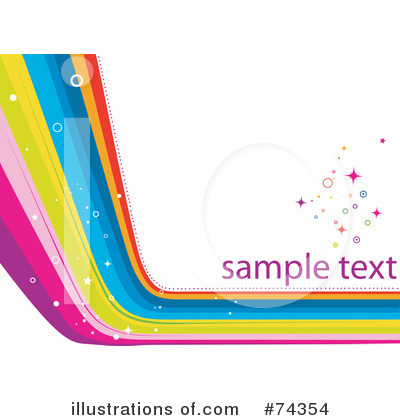 Royalty-Free (RF) Rainbow Clipart Illustration by BNP Design Studio - Stock Sample #74354