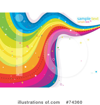 Royalty-Free (RF) Rainbow Clipart Illustration by BNP Design Studio - Stock Sample #74360