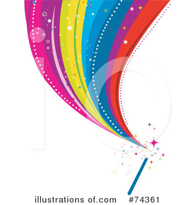 Royalty-Free (RF) Rainbow Clipart Illustration by BNP Design Studio - Stock Sample #74361