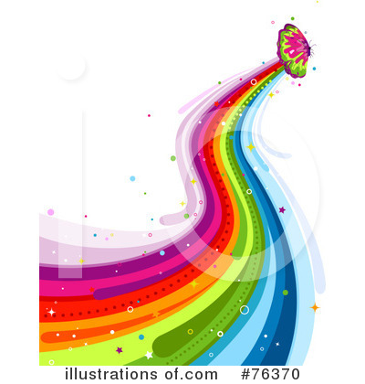 Royalty-Free (RF) Rainbow Clipart Illustration by BNP Design Studio - Stock Sample #76370