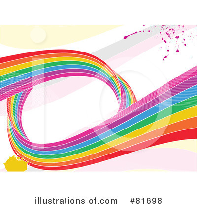 Royalty-Free (RF) Rainbow Clipart Illustration by elaineitalia - Stock Sample #81698