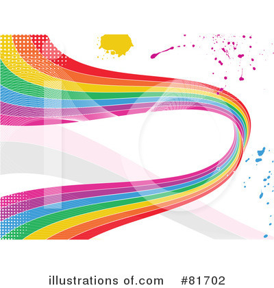 Royalty-Free (RF) Rainbow Clipart Illustration by elaineitalia - Stock Sample #81702