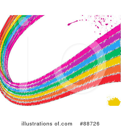 Royalty-Free (RF) Rainbow Clipart Illustration by elaineitalia - Stock Sample #88726