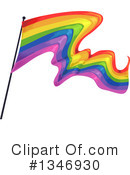 Rainbow Flag Clipart #1346930 by BNP Design Studio