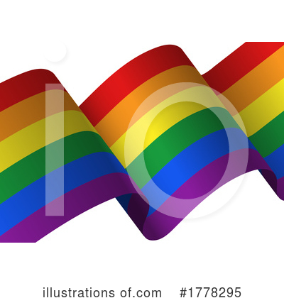 Royalty-Free (RF) Rainbow Flag Clipart Illustration by KJ Pargeter - Stock Sample #1778295