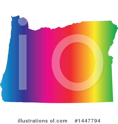 Royalty-Free (RF) Rainbow State Clipart Illustration by Jamers - Stock Sample #1447794