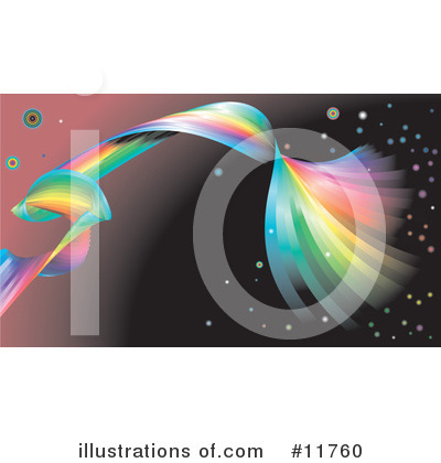 Rainbows Clipart #11760 by AtStockIllustration