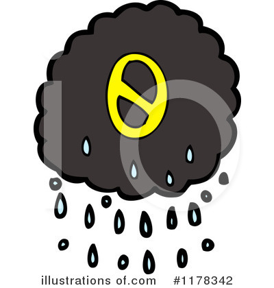 Royalty-Free (RF) Raincloud Clipart Illustration by lineartestpilot - Stock Sample #1178342