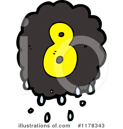 Royalty-Free (RF) Raincloud Clipart Illustration by lineartestpilot - Stock Sample #1178343