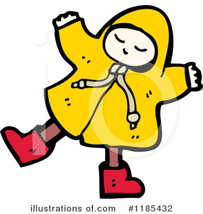 Royalty-Free (RF) Raincoat Clipart Illustration by lineartestpilot - Stock Sample #1185432