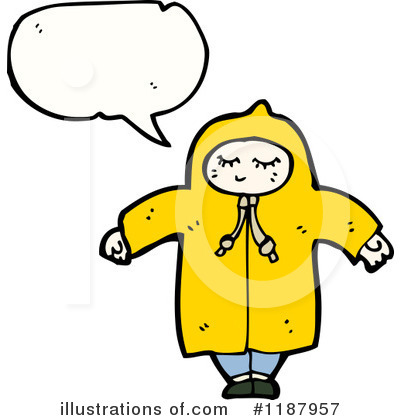 Raincoat Clipart #1187957 by lineartestpilot