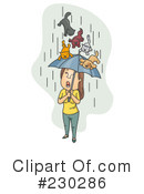 Raining Cats And Dogs Clipart #230286 by BNP Design Studio