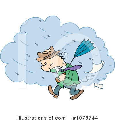 Royalty-Free (RF) Raining Clipart Illustration by gnurf - Stock Sample #1078744