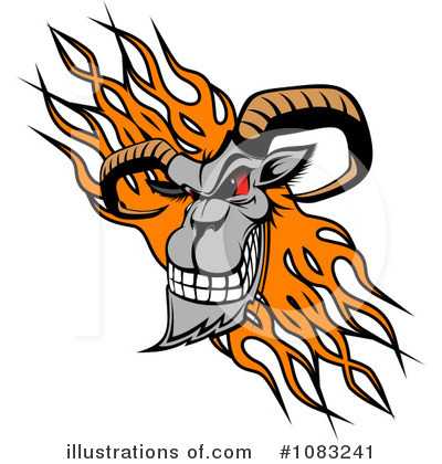 Royalty-Free (RF) Ram Clipart Illustration by Vector Tradition SM - Stock Sample #1083241