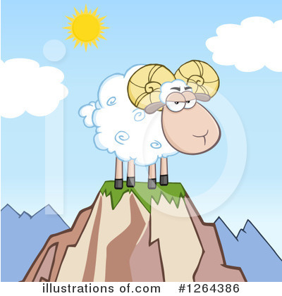 Royalty-Free (RF) Ram Clipart Illustration by Hit Toon - Stock Sample #1264386