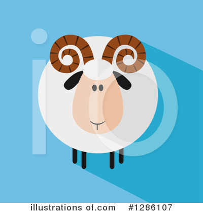Royalty-Free (RF) Ram Clipart Illustration by Hit Toon - Stock Sample #1286107