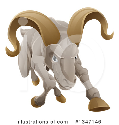 Royalty-Free (RF) Ram Clipart Illustration by AtStockIllustration - Stock Sample #1347146