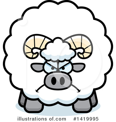 Sheep Clipart #1419995 by Cory Thoman