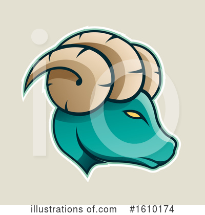 Royalty-Free (RF) Ram Clipart Illustration by cidepix - Stock Sample #1610174