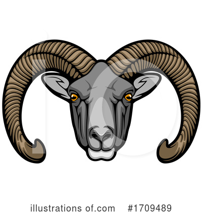 Ram Clipart #1709489 by Vector Tradition SM
