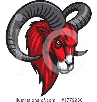 Royalty-Free (RF) Ram Clipart Illustration by Vector Tradition SM - Stock Sample #1779930