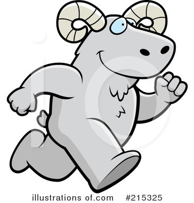 Royalty-Free (RF) Ram Clipart Illustration by Cory Thoman - Stock Sample #215325