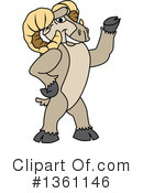 Ram School Mascot Clipart #1361146 by Mascot Junction