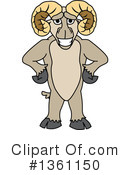 Ram School Mascot Clipart #1361150 by Mascot Junction