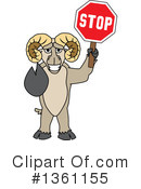 Ram School Mascot Clipart #1361155 by Mascot Junction