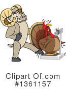 Ram School Mascot Clipart #1361157 by Toons4Biz